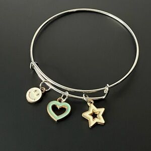 Gold and Silver Charm Bracelet